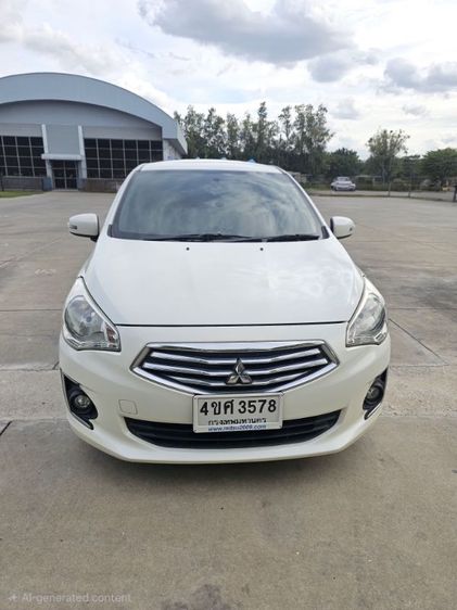 รถ Mitsubishi Attrage 1.2 GLX สี ขาว