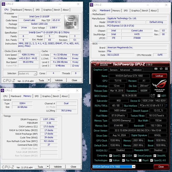 💥 Com เล่นสตรีมเกมส์ ทำงาน กราฟิก 3D ตัดต่อ 💥 CPU I3 10105F + GTX 1660 OC 6 GB + RAM 16 GB + SSD 256 GB 💥 รูปที่ 10