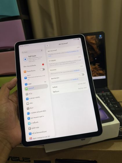iPad Air 6 M2 128GB Wi-Fi ดูหนัง ทำงาน อื่นๆ สบายมาก สอบถามได้คัฟ รูปที่ 7