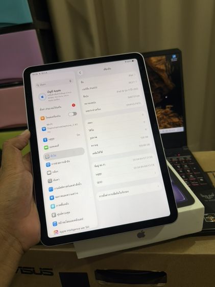 iPad Air 6 M2 128GB Wi-Fi ดูหนัง ทำงาน อื่นๆ สบายมาก สอบถามได้คัฟ รูปที่ 6