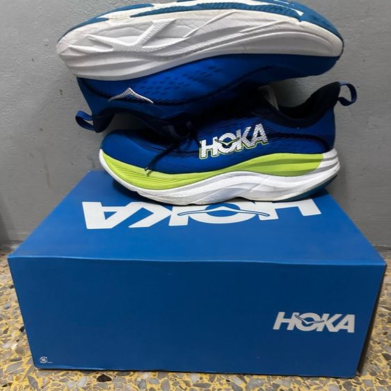 อื่นๆ ผู้ชาย ฟ้า รองเท้าวิ่งHoka รุ่นSKYFLOW หน้าWIDE (2E) Size9.5US