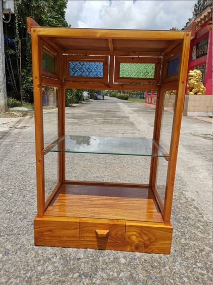 ตู้กระจกสี บานกระจกสีหมุนได้ 60x40x90 ซม. รูปที่ 3