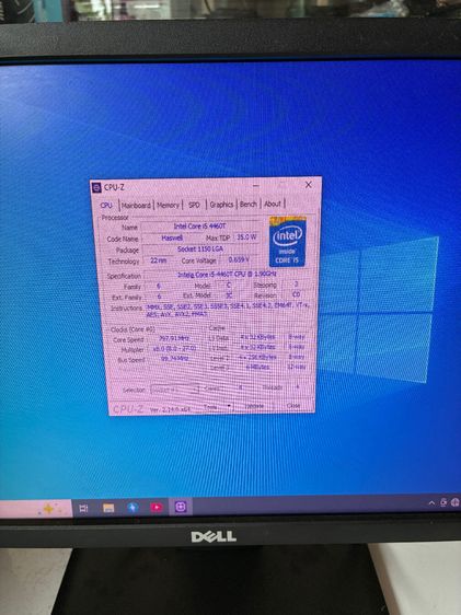 Dell ยกเคส พร้อมใช้งาน ซีพียู I5 เจน 4 แรม 8 G ฮาร์ดดิส 1000 G พร้อมจอ 19 นี้ว รูปที่ 3