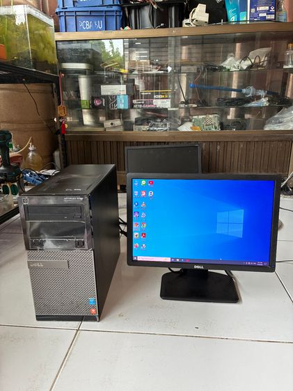 Dell ยกเคส พร้อมใช้งาน ซีพียู I5 เจน 4 แรม 8 G ฮาร์ดดิส 1000 G พร้อมจอ 19 นี้ว