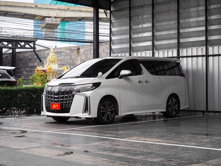 รถ Toyota Alphard 2.5 HV SR C-Package 4WD สี ขาว
