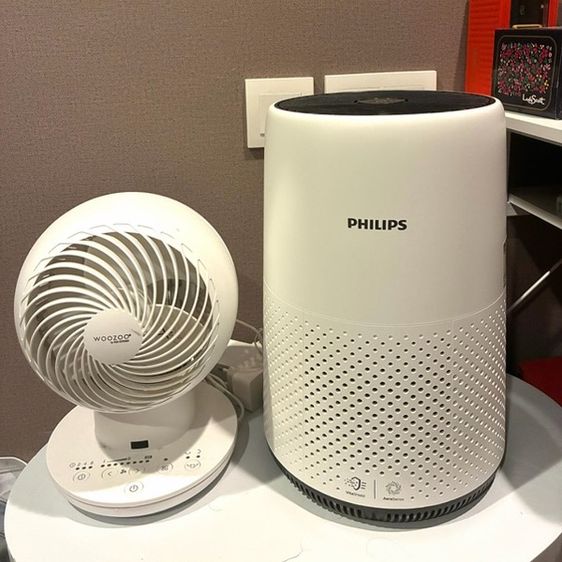 ขายเหมา พัดลมหมุนเวียนอากาศ WOOZOO + เครื่องฟอกอากาศ Philips