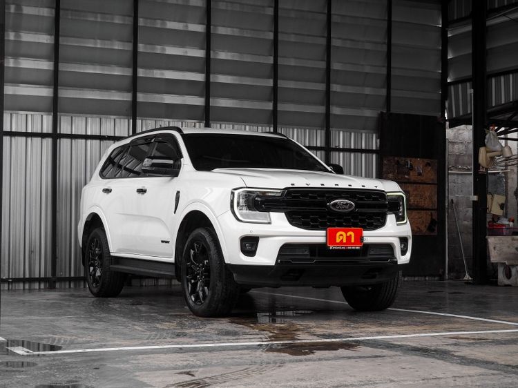 Ford Everest 2022 2.0 Turbo Sport Utility-car ดีเซล ไม่ติดแก๊ส เกียร์อัตโนมัติ ขาว รูปที่ 2