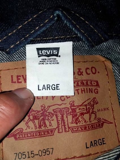 Levi,s  Mexico.ผ้ารุ่นเก่า.สภาพ Deadstock รูปที่ 3