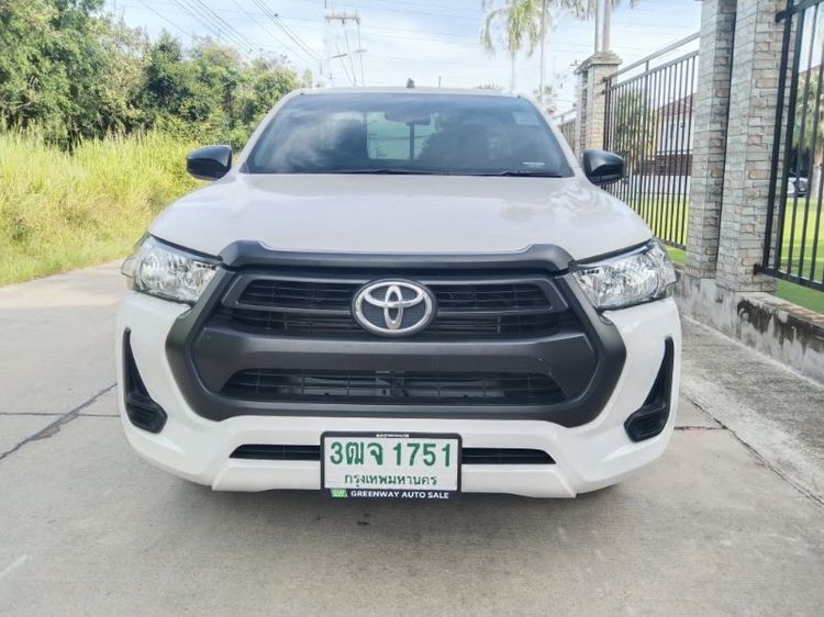 Toyota Hilux Revo 2021 2.4 Entry ดีเซล เกียร์ธรรมดา ขาว รูปที่ 2