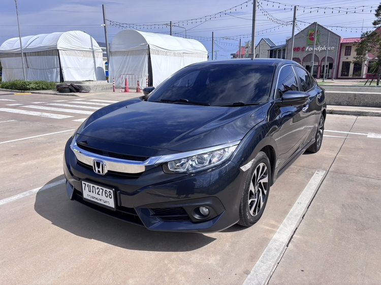 Honda Civic 2018 1.8 EL i-VTEC Sedan เบนซิน ไม่ติดแก๊ส เกียร์อัตโนมัติ บรอนซ์เงิน รูปที่ 2