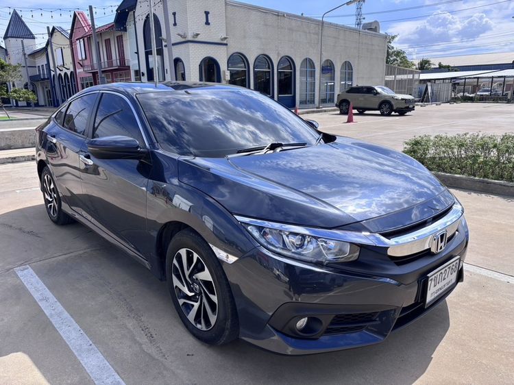 Honda Civic 2018 1.8 EL i-VTEC Sedan เบนซิน ไม่ติดแก๊ส เกียร์อัตโนมัติ บรอนซ์เงิน รูปที่ 4