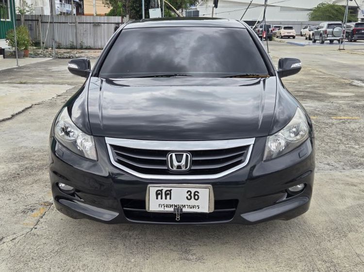 Honda Accord 2012 2.4 JP Sedan เบนซิน LPG เกียร์อัตโนมัติ ดำ รูปที่ 3