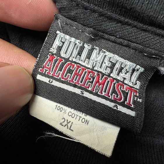 เสื้อยืด Full Metal Alchemist งานปี 2004 Size XXL รูปที่ 5