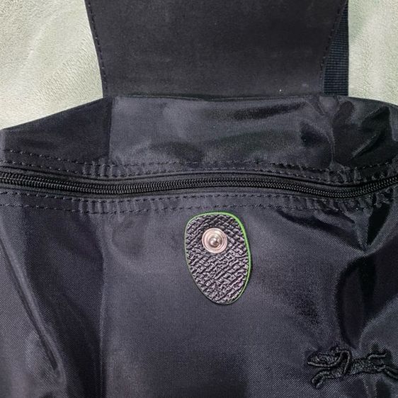 เป้ Longchamp Le Pliage Green Recycled Canvas With Leather Backpack ไซด์ M รูปที่ 7