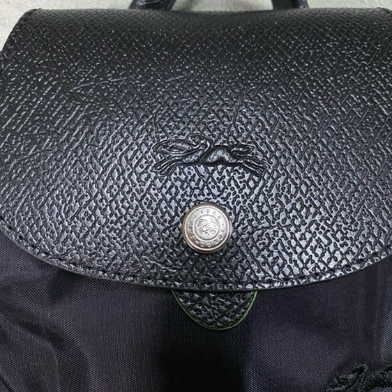 เป้ Longchamp Le Pliage Green Recycled Canvas With Leather Backpack ไซด์ M รูปที่ 3