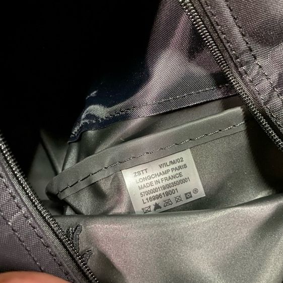 เป้ Longchamp Le Pliage Green Recycled Canvas With Leather Backpack ไซด์ M รูปที่ 9