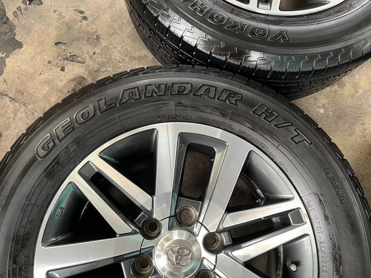 ✨ล้อแม็ก✨Toyota Fortuner ตัวท็อป ขอบ 18 เทาหน้าเงา พร้อมยาง 265-60-18 Yokohama ปี 22 รูปที่ 7