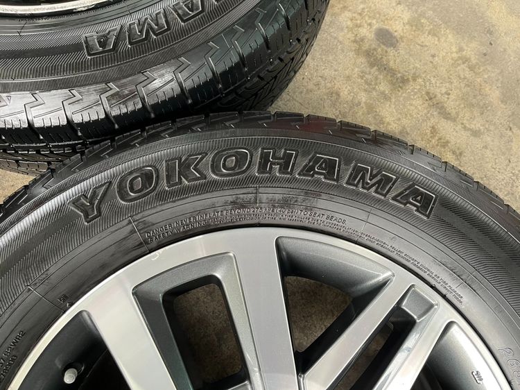 ✨ล้อแม็ก✨Toyota Fortuner ตัวท็อป ขอบ 18 เทาหน้าเงา พร้อมยาง 265-60-18 Yokohama ปี 22 รูปที่ 6