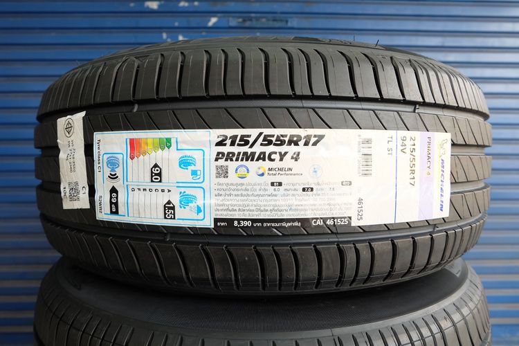 🏆 ยางใหม่ Michelin รุ่น Primacy 4 ขนาด 215 55R17 ปี26 รูปที่ 2