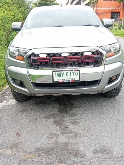 Ford Ranger 2016 2.2 Hi-Rider XLS Pickup ดีเซล ไม่ติดแก๊ส เกียร์ธรรมดา เทา รูปที่ 3