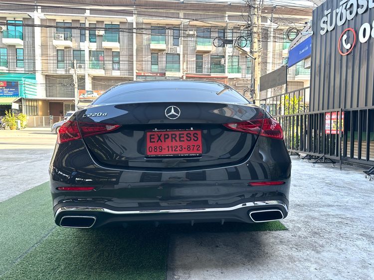 Mercedes-Benz C-Class 2023 C220 Sedan ดีเซล ไม่ติดแก๊ส เกียร์อัตโนมัติ เทา รูปที่ 3