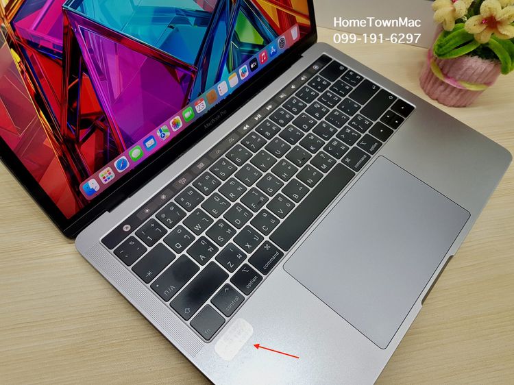 MacbookPro (Retina13-inch, 2018) Touchbar i5 2.3Ghz SSD 256Gb Ram 8Gb สีสเปซเกรย์ สุดคุ้ม รูปที่ 6