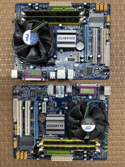 ขายเหมา 2 ชุด CPU Intel Core 2 Duo E7400, GA-G41M-ES2L, Ram DDR2 2GB และ 4GB สภาพเหมือนใหม่