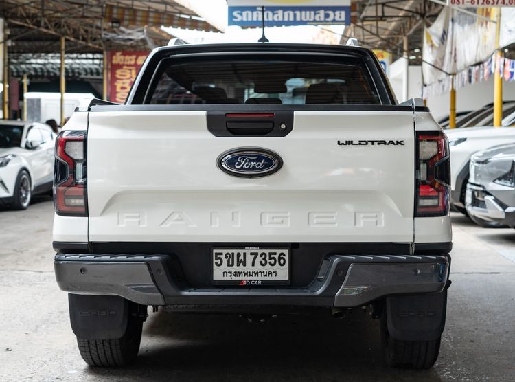 Ford Ranger 2024 3.0 WildTrak Hi-Rider 4WD Pickup ดีเซล ไม่ติดแก๊ส เกียร์อัตโนมัติ ขาว รูปที่ 4