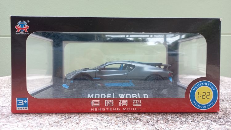 โมเดลรถเหล็ก BUGATTI ขนาด 1 ต่อ 22 ของใหม่ ราคาถูก รูปที่ 9