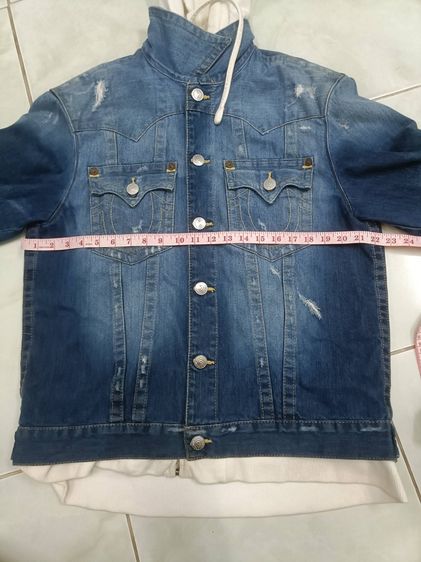 True Religion Jimmy Hooded Denim Jacket รูปที่ 5