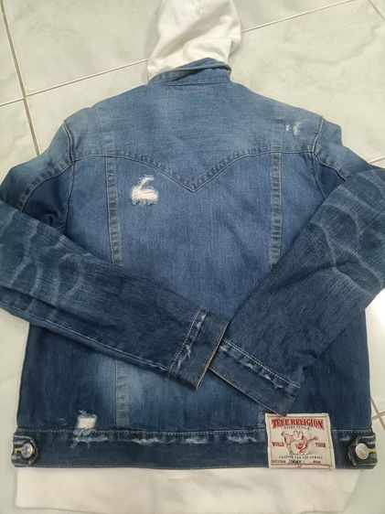 True Religion Jimmy Hooded Denim Jacket รูปที่ 2