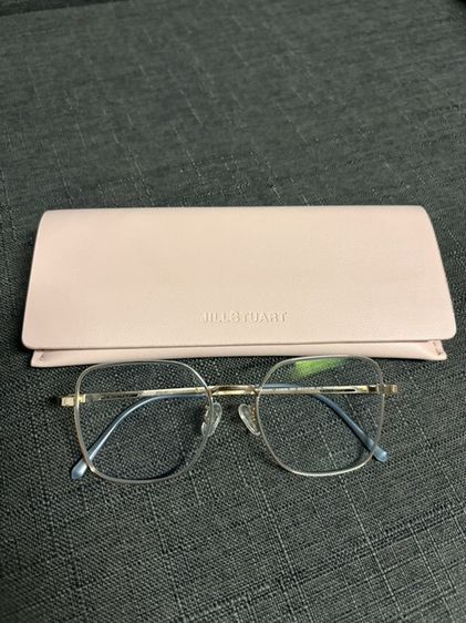 แว่นตา แบรนด์ JILLSTUART สีทองสลับฟ้า รูปที่ 4