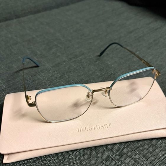 แว่นตา แบรนด์ JILLSTUART สีทองสลับฟ้า