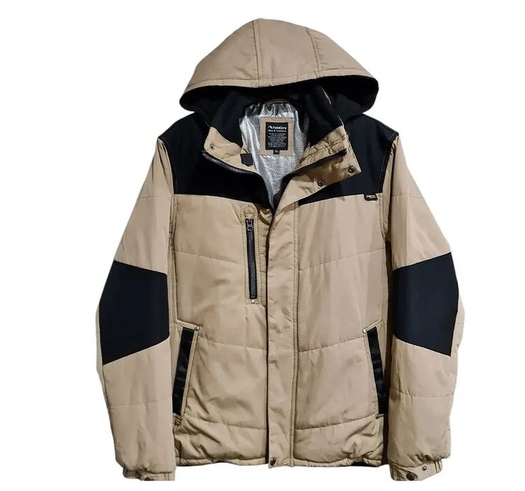 เสื้อกันหนาว FieldCore แท้ ญี่ปุ่น ซับในฟอยล์สะท้อนความร้อน สีเบจ-ดำ Size 3L อก 40-43" สภาพสวย รูปที่ 2