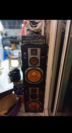 ชุดเครื่องเสียง ลำโพง JVC S-P55 1คู่ Made In Japan วินเทจ แบบ3ทาง จับคู่กับ เพาเวอร์แอมป์ สภาพเหมือนใหม่ กำลังขับ400*400W RMS