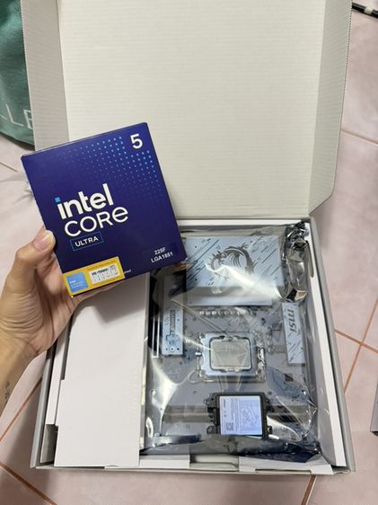 Cpu core ultra 5 225f และ บอร์ด Msi H810M wifi6e