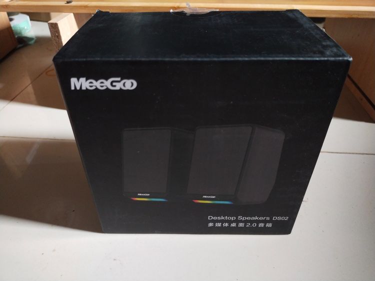 ลำโพงมือสอง สภาพดี (มีกล่อง) ราคา MeeGoo รุ่น DS02 สำหรับคอมพิวเตอร์ เสียงสเตอริโอ 3D ที่มีเสียงใหญ่และเบสหนัก พร้อมไฟ LED RGB มีสีสัน รูปที่ 12