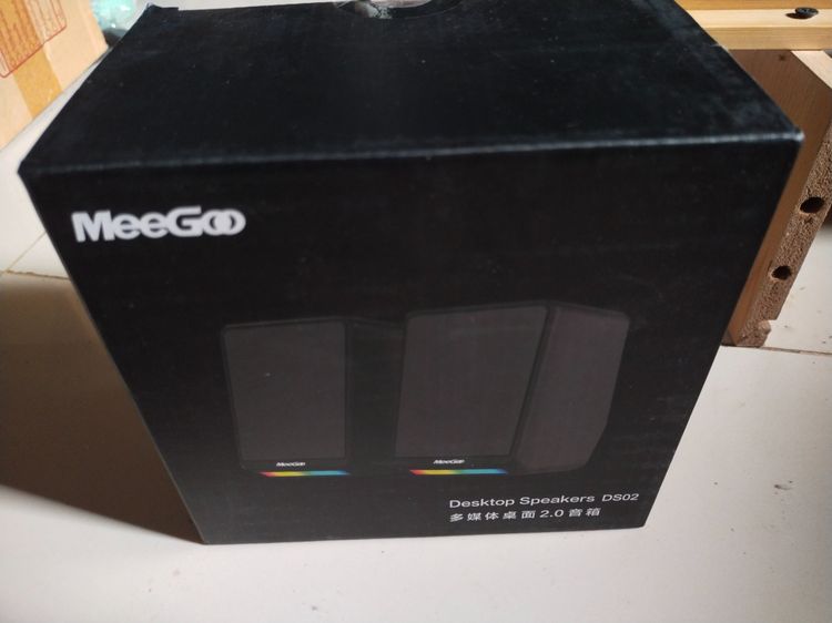 ลำโพงมือสอง สภาพดี (มีกล่อง) ราคา MeeGoo รุ่น DS02 สำหรับคอมพิวเตอร์ เสียงสเตอริโอ 3D ที่มีเสียงใหญ่และเบสหนัก พร้อมไฟ LED RGB มีสีสัน รูปที่ 15