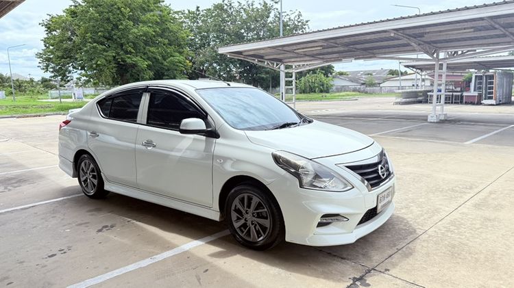Nissan Almera 2017 1.2 E Sportech Sedan เบนซิน ไม่ติดแก๊ส เกียร์อัตโนมัติ ขาว รูปที่ 2