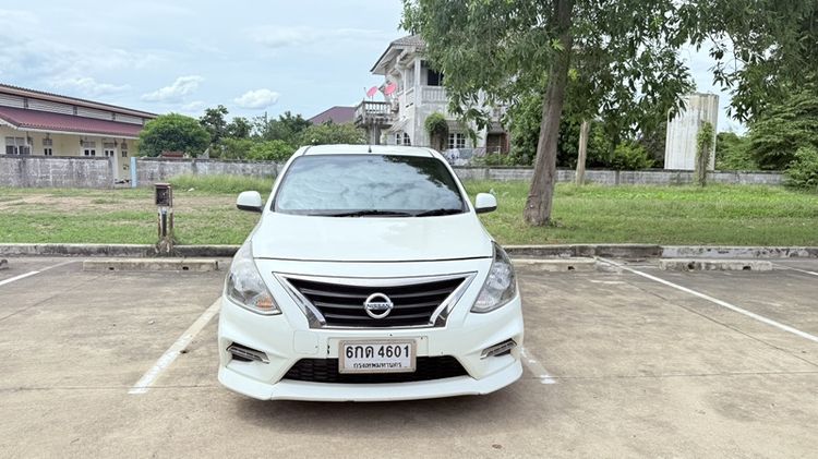 Nissan Almera 2017 1.2 E Sportech Sedan เบนซิน ไม่ติดแก๊ส เกียร์อัตโนมัติ ขาว รูปที่ 4