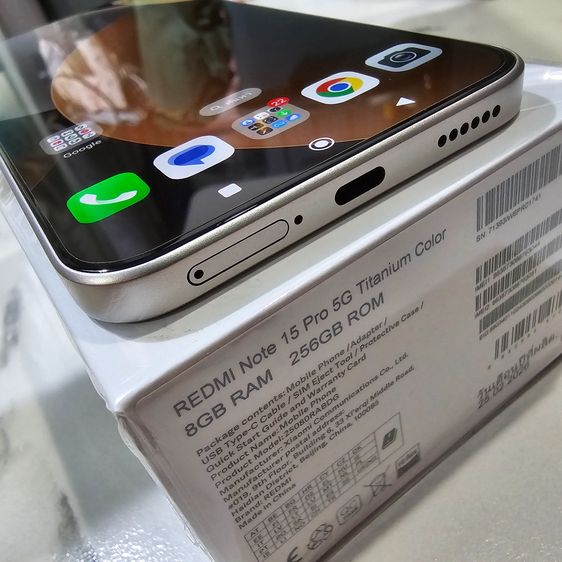 Xiaomi Redmi Note15 Pro 5G ram8 rom256 ประกัน1ปี เครื่องรีวิวสภาพ99 สี Titanium รูปที่ 2
