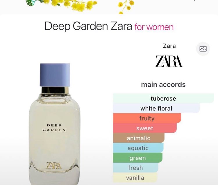 น้ำหอมแท้ 💯Zara Deep Garden Eau de Parfum 100ml ของแท้  งานกล่องครบ รูปที่ 3