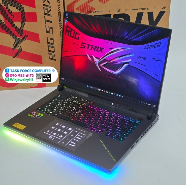 ASUS ROG STRIX G16 G614FR-S5100W - VOLT GREEN รูปที่ 4
