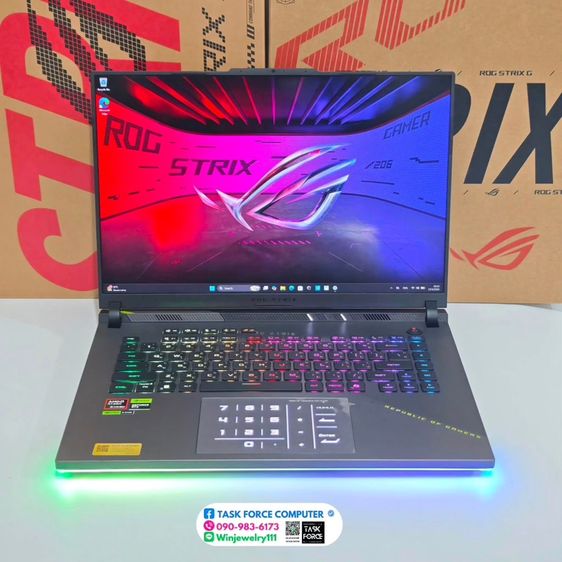 ASUS ROG STRIX G16 G614FR-S5100W - VOLT GREEN รูปที่ 2