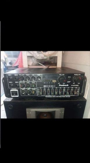 เพาเวอร์แอมป์400*400W RMS สภาพใหม่ มีบลูทูธในตัว รองรับไมค์ได้4ตัว มีEQปรับเสียงได้ตามความชอบได้ รับประกันคุณภาพเสียงดีเกินราคา กำลังขับเต็มวัตต์
