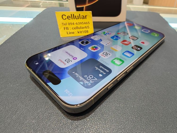 iPhone 16 Pro Max 256GB Batt96 เครื่องไทย สภาพสวยมาก รับผ่อนบัตร รูปที่ 10