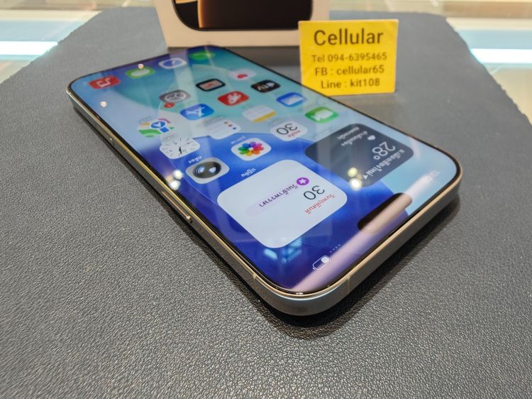 iPhone 16 Pro Max 256GB Batt96 เครื่องไทย สภาพสวยมาก รับผ่อนบัตร รูปที่ 9