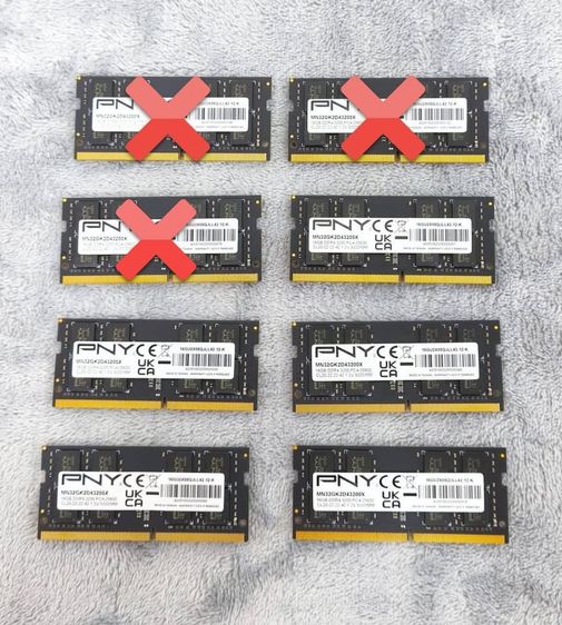 ขาย Ram Notebook DDR4 8 GB.-16 GB.  ราคาเริ่มต้น 800 บาท มีหลายชิ้น