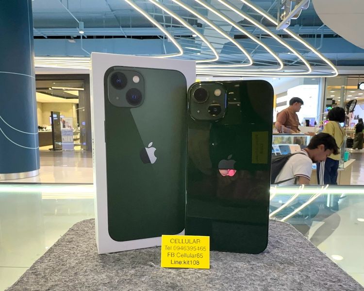 128 GB iPhone 13 128GB Green สภาพสวย เครื่องไทย ครบกล่อง รับผ่อน