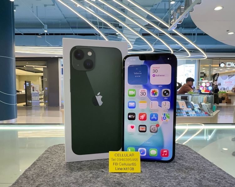 iPhone 13 128GB Green สภาพสวย เครื่องไทย ครบกล่อง รับผ่อน รูปที่ 2